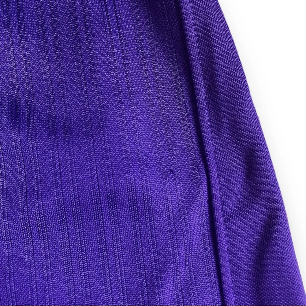 Nike Purple Swoosh Striped Athletic Workout Sports Shorts - Picture 12 of 16